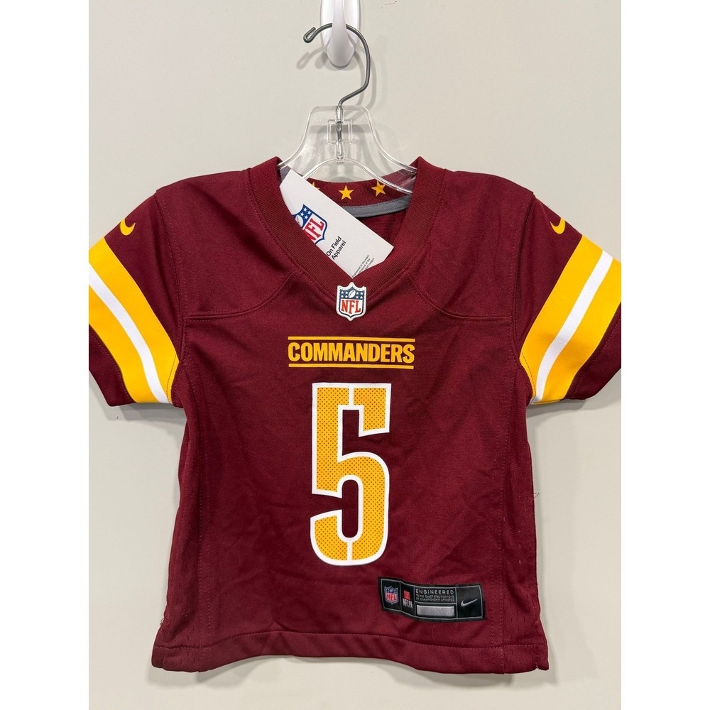 Jayden Daniels #5 Washington Commanders Nike Jersey Toddler 2T Burgundy NWT